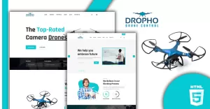 Dropho - Drone Camera HTML5 Template - TemplateMonster