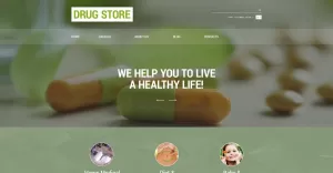 Drug Store VirtueMart Template