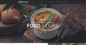 Drupal šablona Food House