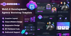 Dvecon - Web3 Development Agency Bootstrap Template