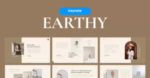 Earthy Elegant - Keynote template