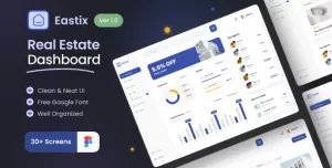 Eastix - Real Estate Dashboard UI KIT