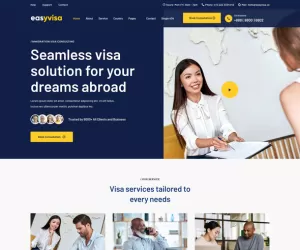 Easyvisa - Visa & Immigration Elementor Template Kit
