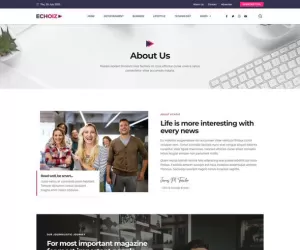 Echoiz - News & Magazine Elementor Pro Template Kit