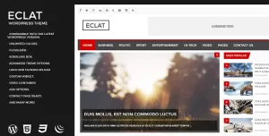 ECLAT - Magazine Wordpress Theme