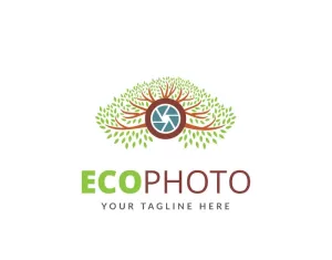 Eco Photo Logo Template