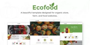 Ecofood - Organic & Farm PSD Template