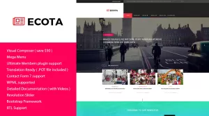 Ecota - News and Magazine WordPress Theme