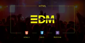 EDMania - EDM & Music Template