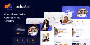 EduAct - Education & Courses HTML Template