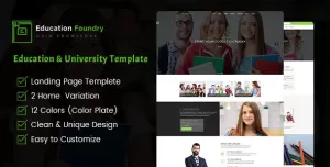 Education Foundry - Academy & Training Courses HTML5 Template
