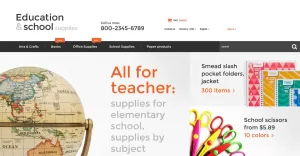 Education  School Supplies PrestaShop Theme - TemplateMonster