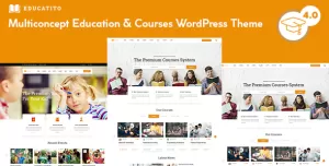 Educatito  Multiconcept Education & Courses WordPress Theme