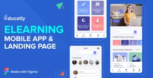 Educatly  Online Education And Learning Mobile App Figma Template