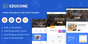 Educone - Education and LMS Html Template
