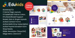 Edukids - Children Kidergarten HTML