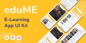 Edume - E Learning App Mobile UI Kit
