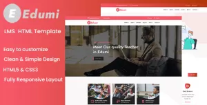 Edumi - Education And LMS HTML Template