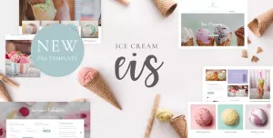 Eis - Ice Cream PSD Template