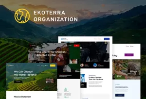 Ekoterra - NonProfit & Ecology WordPress Theme