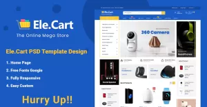 Ele Cart - Electronics eCommerce PSD template
