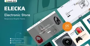 Elecka - Electronic Store Responsive Shopify Theme