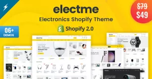 Electme - Electronics Shopify 2.0 Theme - TemplateMonster