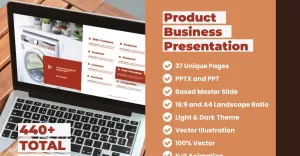 Electronic Product Business Presentation PowerPoint Template