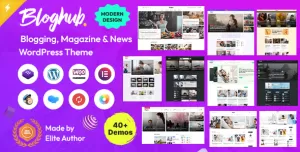 Elementor Blog & Magazine WordPress Theme with AI Blog Content Generator