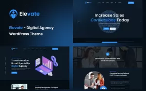 Elevate - Digital Agency WordPress Theme - TemplateMonster