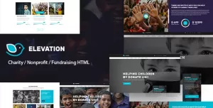 ELEVATION - Charity / Nonprofit / Fundraising HTML5 Template