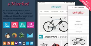 eMarket - Clean Responsive Ecommerce Email