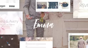 Emma - Responsive Wedding WordPress Theme - Themes ...