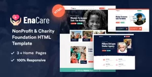 EnaCare - NonProfit & Charity Foundation HTML5 Template