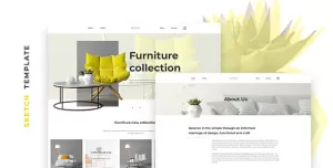 Enkel – Furniture Company Template for Sketch