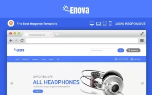 Enova Electronics Mobile Magento Theme - TemplateMonster