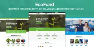 Ecofund - Environment Charity HTML Template