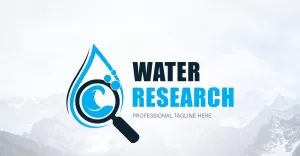 Environment Water Research Logo - Brand Identity