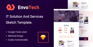 EnvoTech - IT Solution and Services Sketch Template