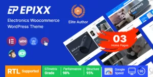 Epixx - Electronics WooCommerce WordPress Theme + RTL