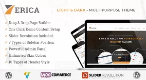 Erica - Multipurpose Business WordPress Theme - Themes ...