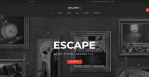 Escape - Escape Room Joomla Template - TemplateMonster