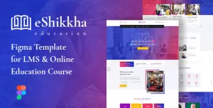 eShikkha - LMS and Online Education Figma Template