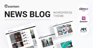 Essentam - News Blog Multipurpose Classic WordPress Theme