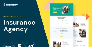 Esurancy - Insurance Agency Services WordPress Theme