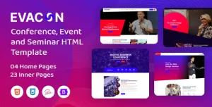 Evacon - Event & Conference HTML Template