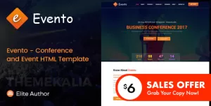 Evento - Conference and Event HTML Template