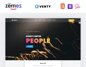 Eventy - Nice Public Event Multipurpose HTML Website Template