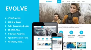 EVOLVE - – Responsive HTML Template