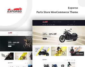 Exporso - Bike Parts Store WooCommerce Theme